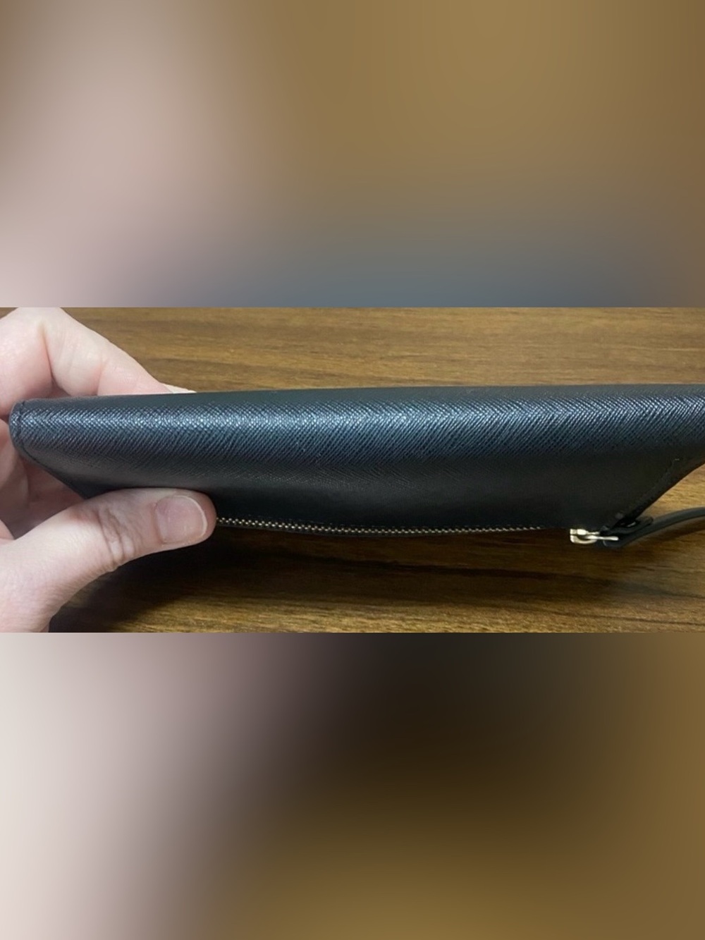 Kate Spade Saffiano Leather Black Wallet - Picture 4 of 10